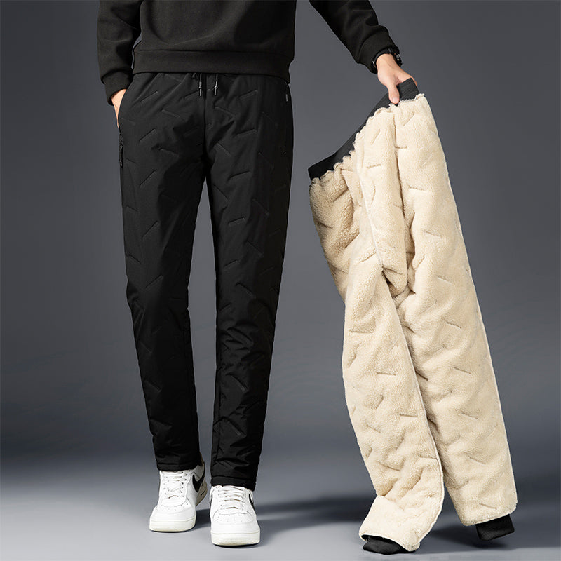 Thick lambswool winter joggers for men for warmth and comfort | Wesley