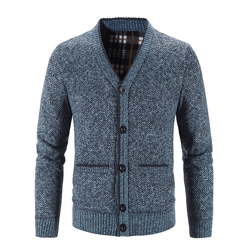 Hugh | V-Neck Textured Cardigan