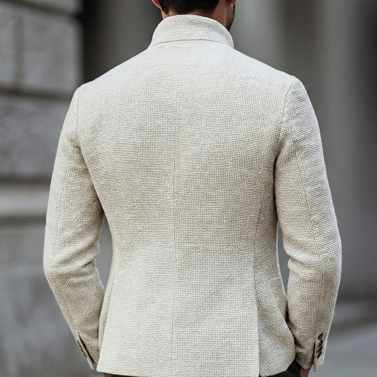 Men's Button-Up Knitted Cardigan