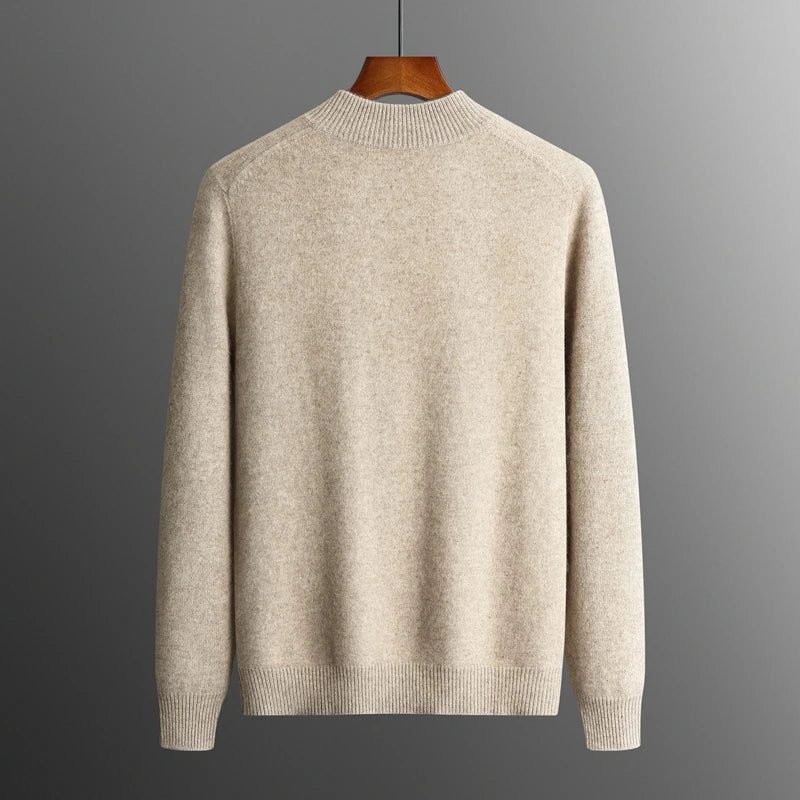 Men's Cashmere Zip-Up Cardigan