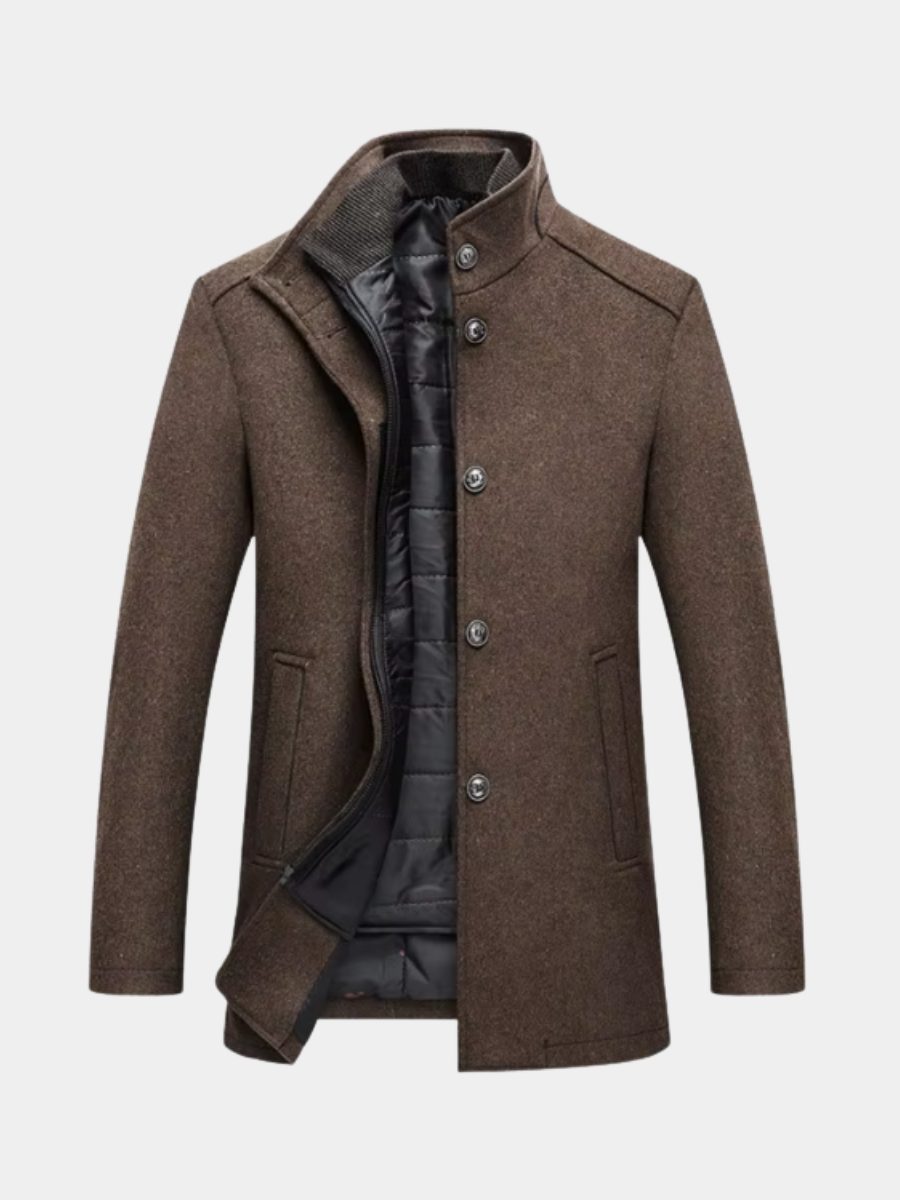 Men's Long Sleeve Padded Winter Jacket