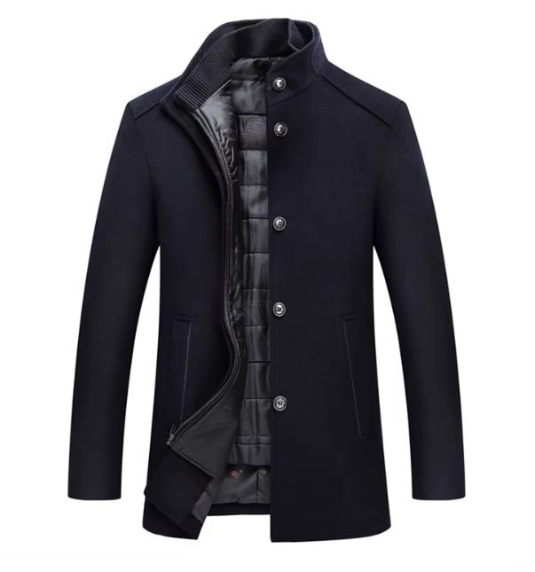 Men's Long Sleeve Padded Winter Jacket