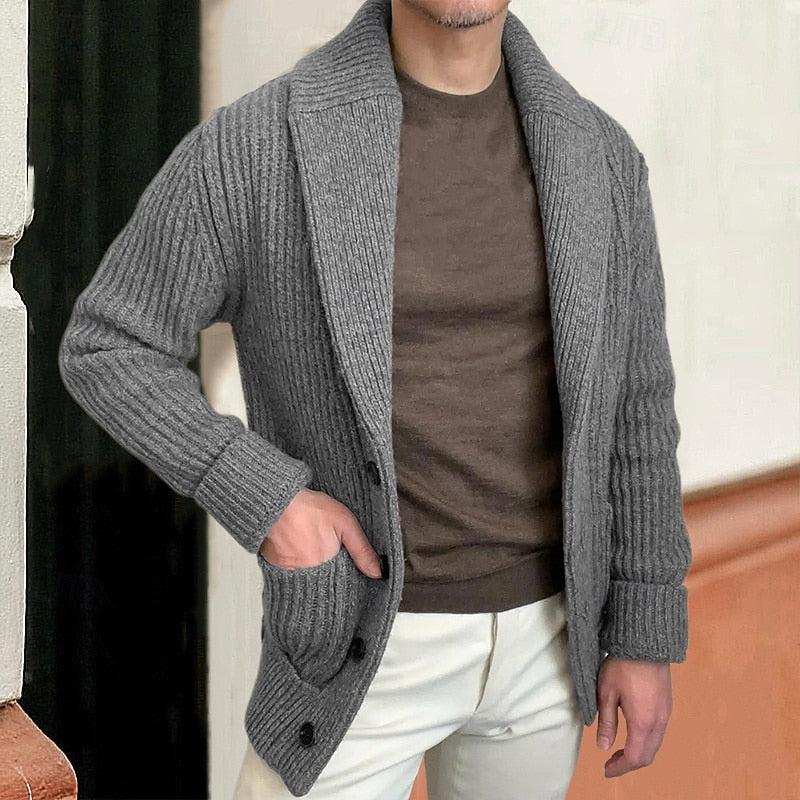 Harvey | Cardigan with Shawl Collar
