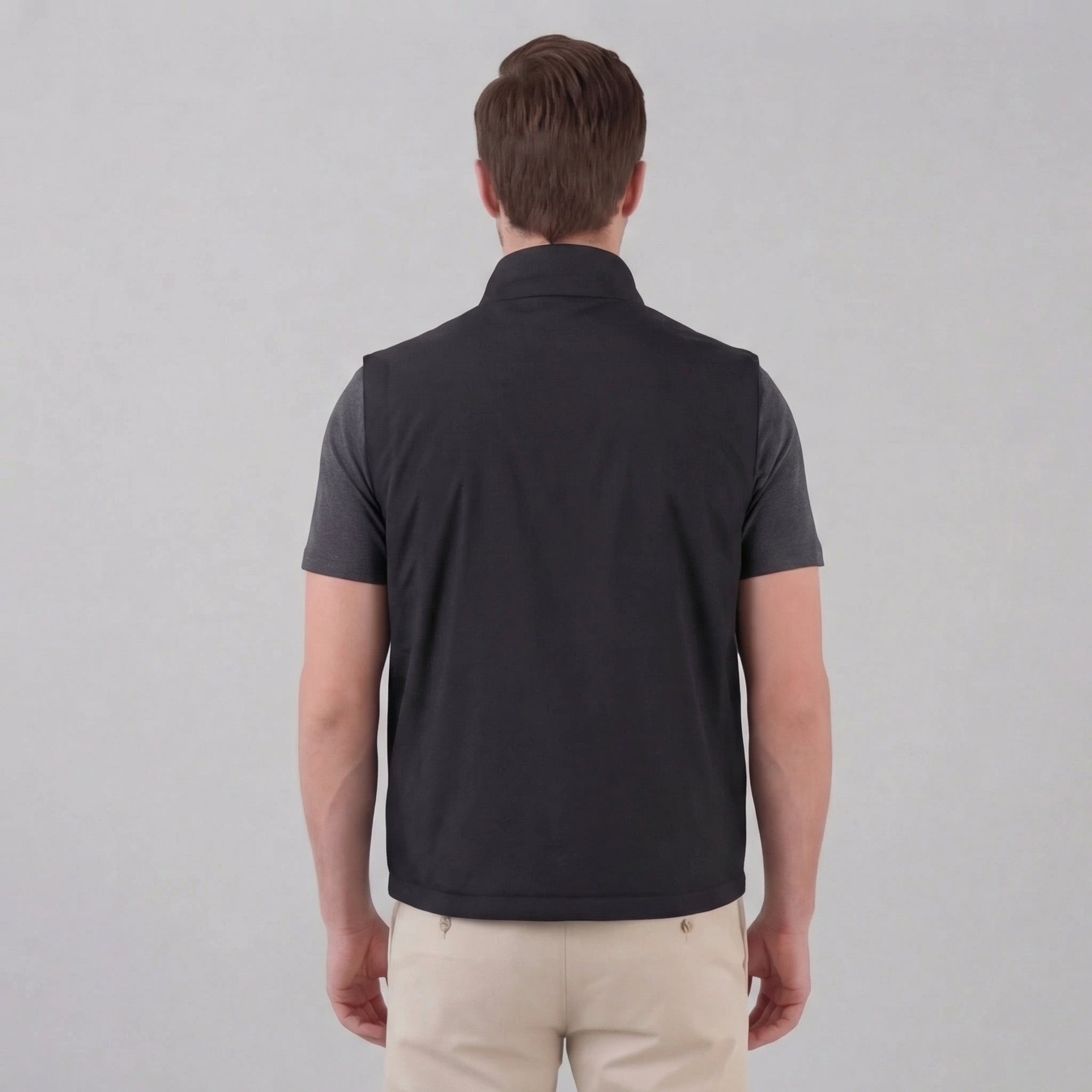 Gilet Heren Mouwloos Tailored Fit Lichte Isolatie