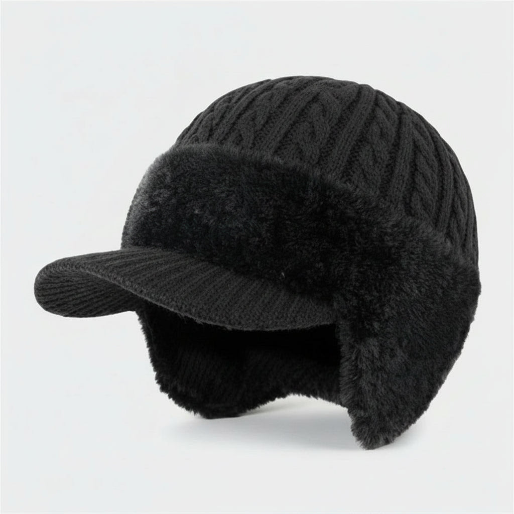 Super Cozy Winter Hat with Built-In Ear Flaps