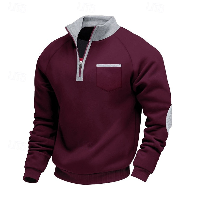 Jasper | Quarter-Zip Stand-Collar Sweater