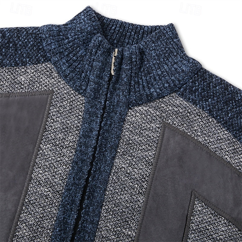Bryson | Textured Zip-Up Cardigan