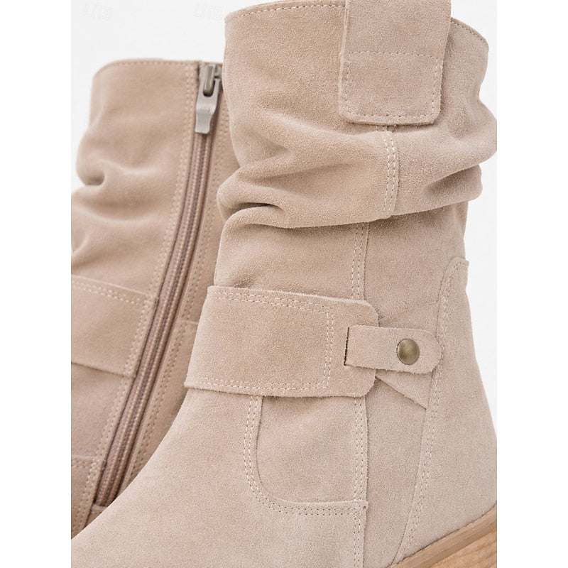 Josephine | Relaxed Block-Heel Ankle Boots