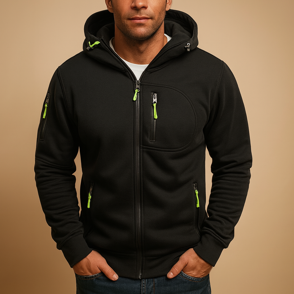 Men's Zip Hoodie | Comfortable and Versatile