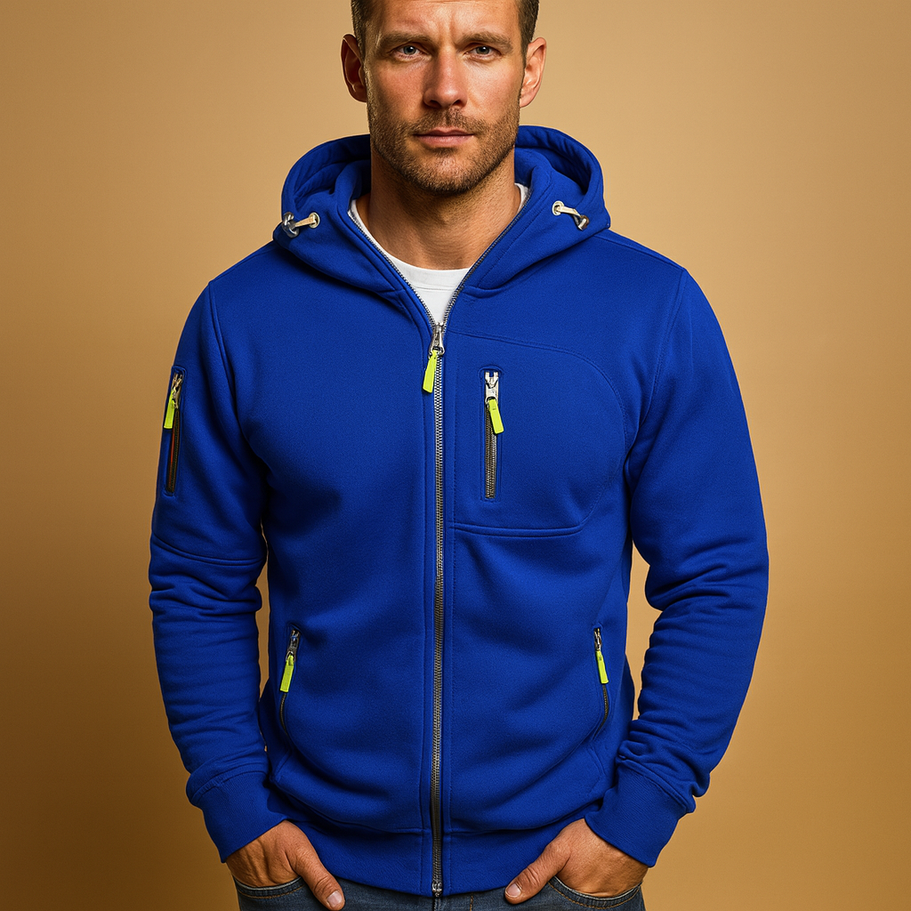 Men's Zip Hoodie | Comfortable and Versatile