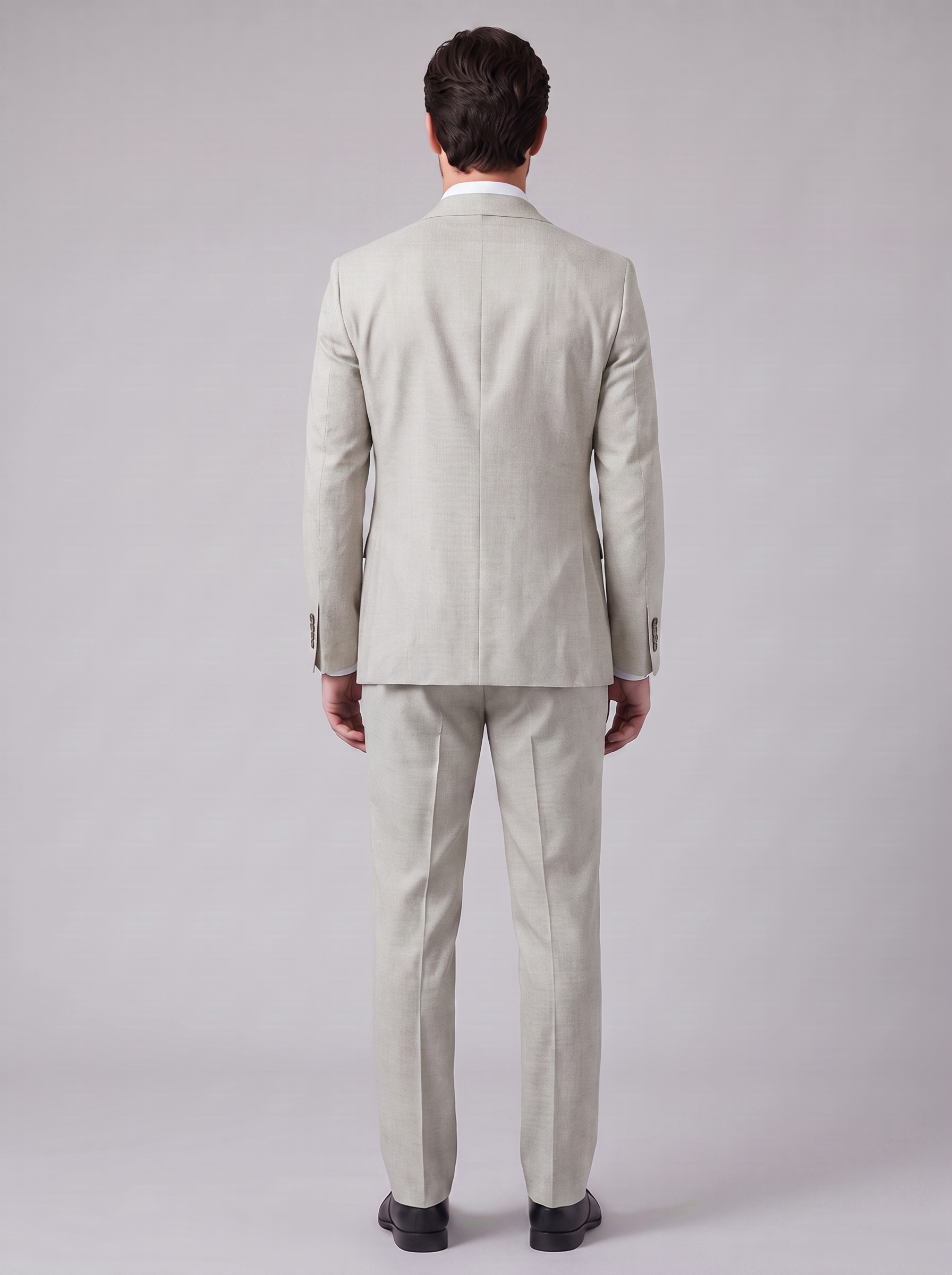 Men's Linen Suit Slim-Fit Wedding