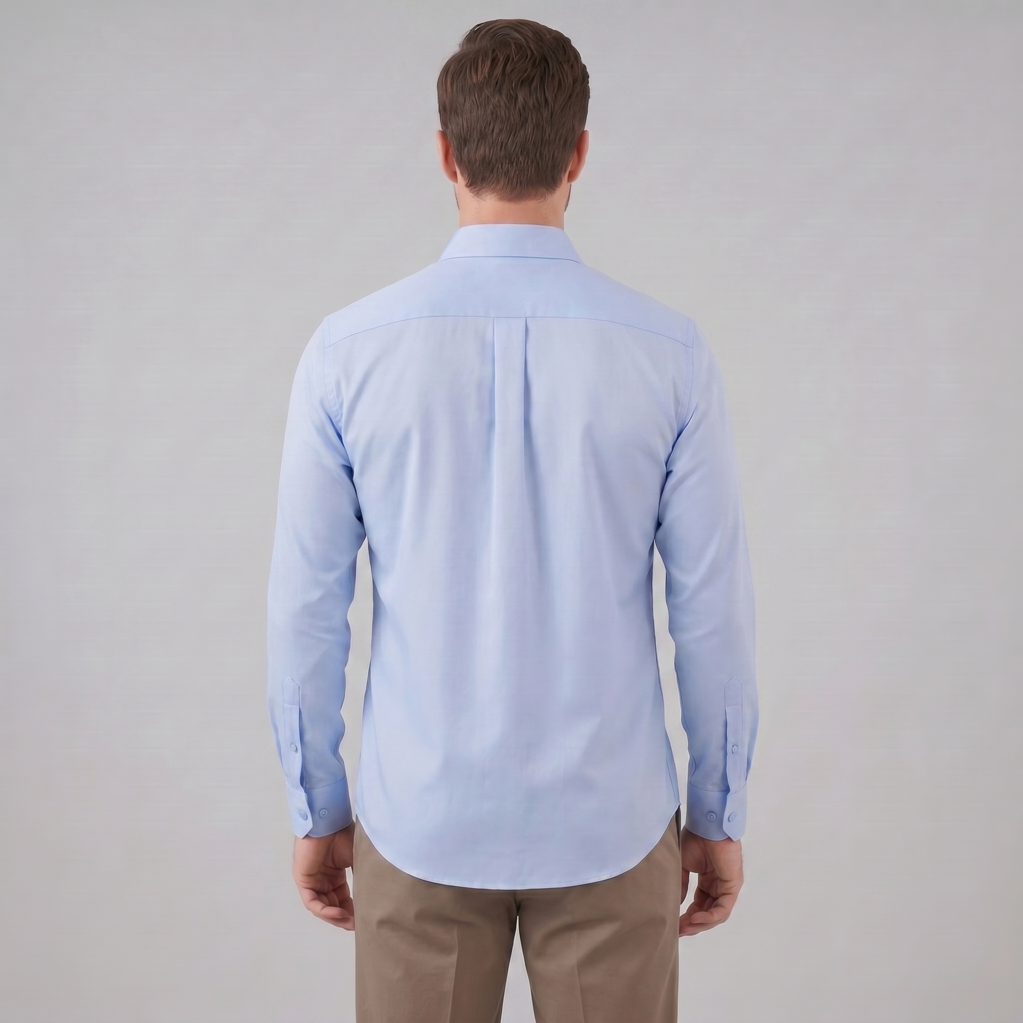 Heren Overhemd Slim Fit Lange Mouwen