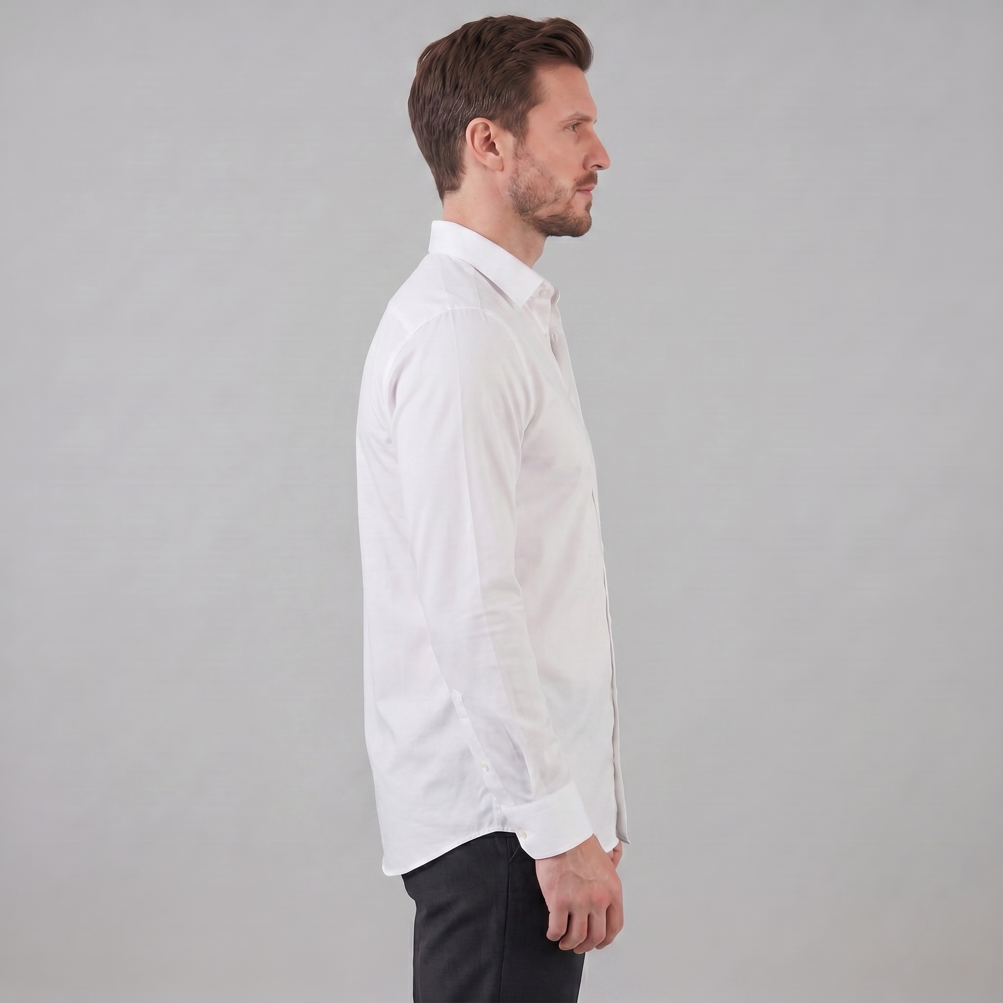 Heren Overhemd Slim Fit Lange Mouwen