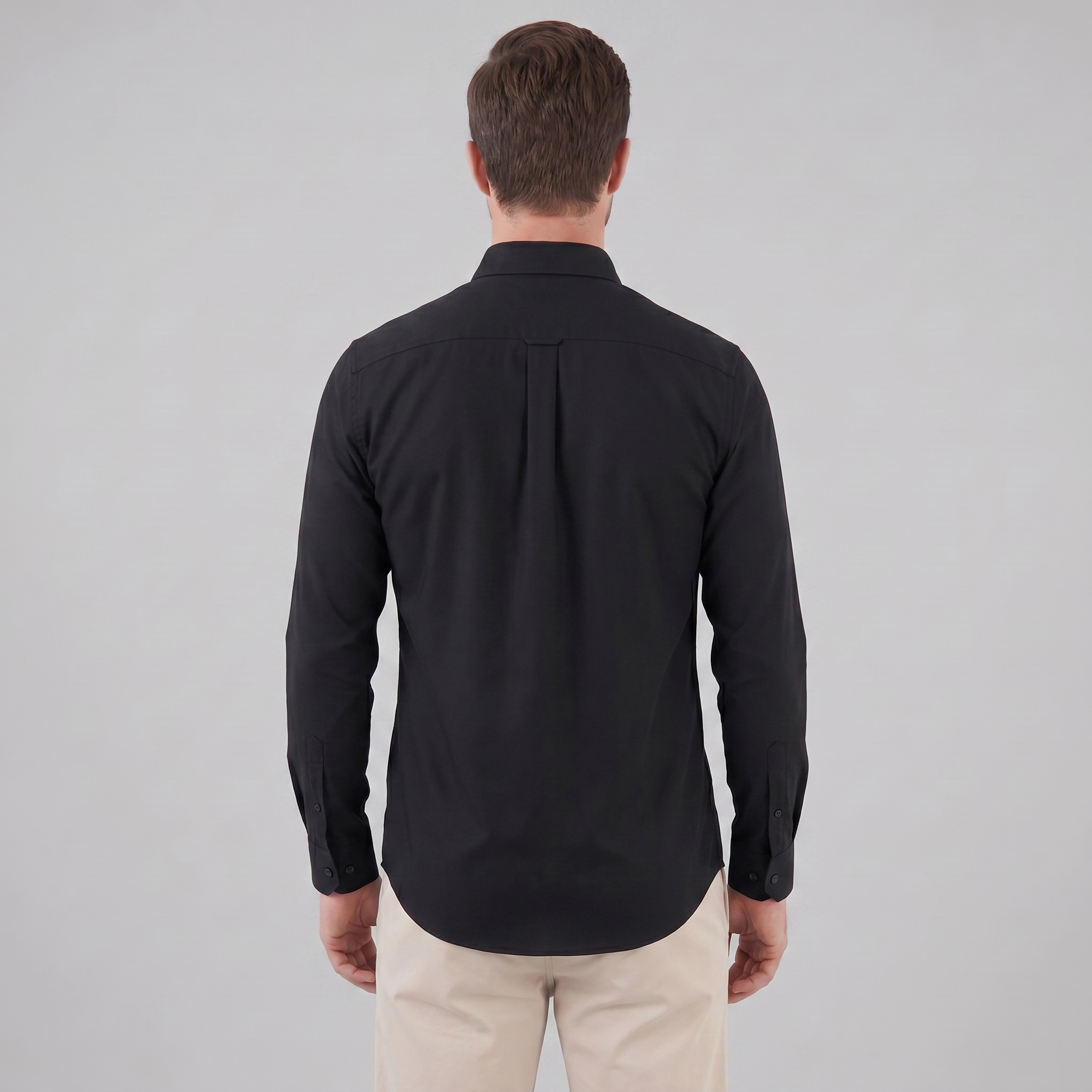 Heren Overhemd Slim Fit Lange Mouwen