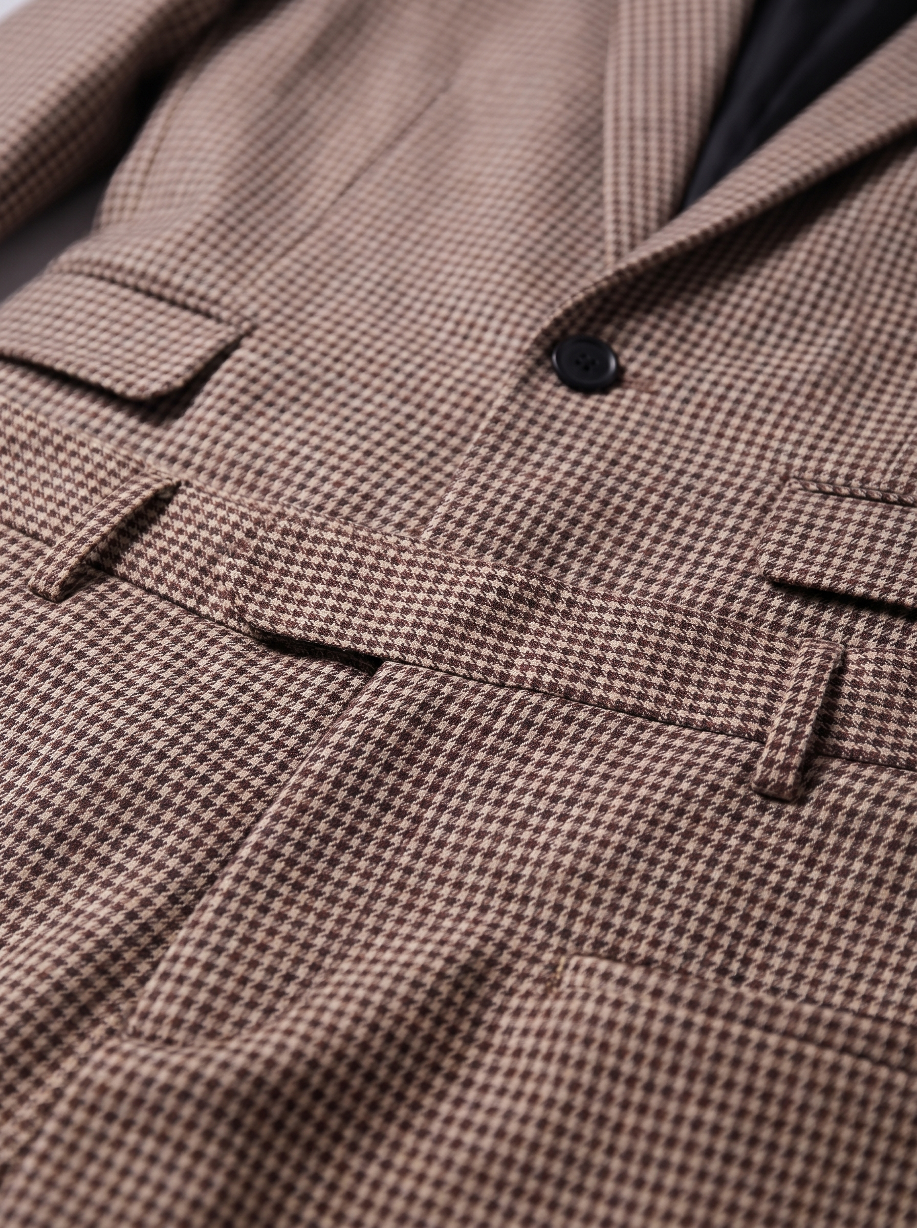 Heren Ruitpatroon Tailored Pak