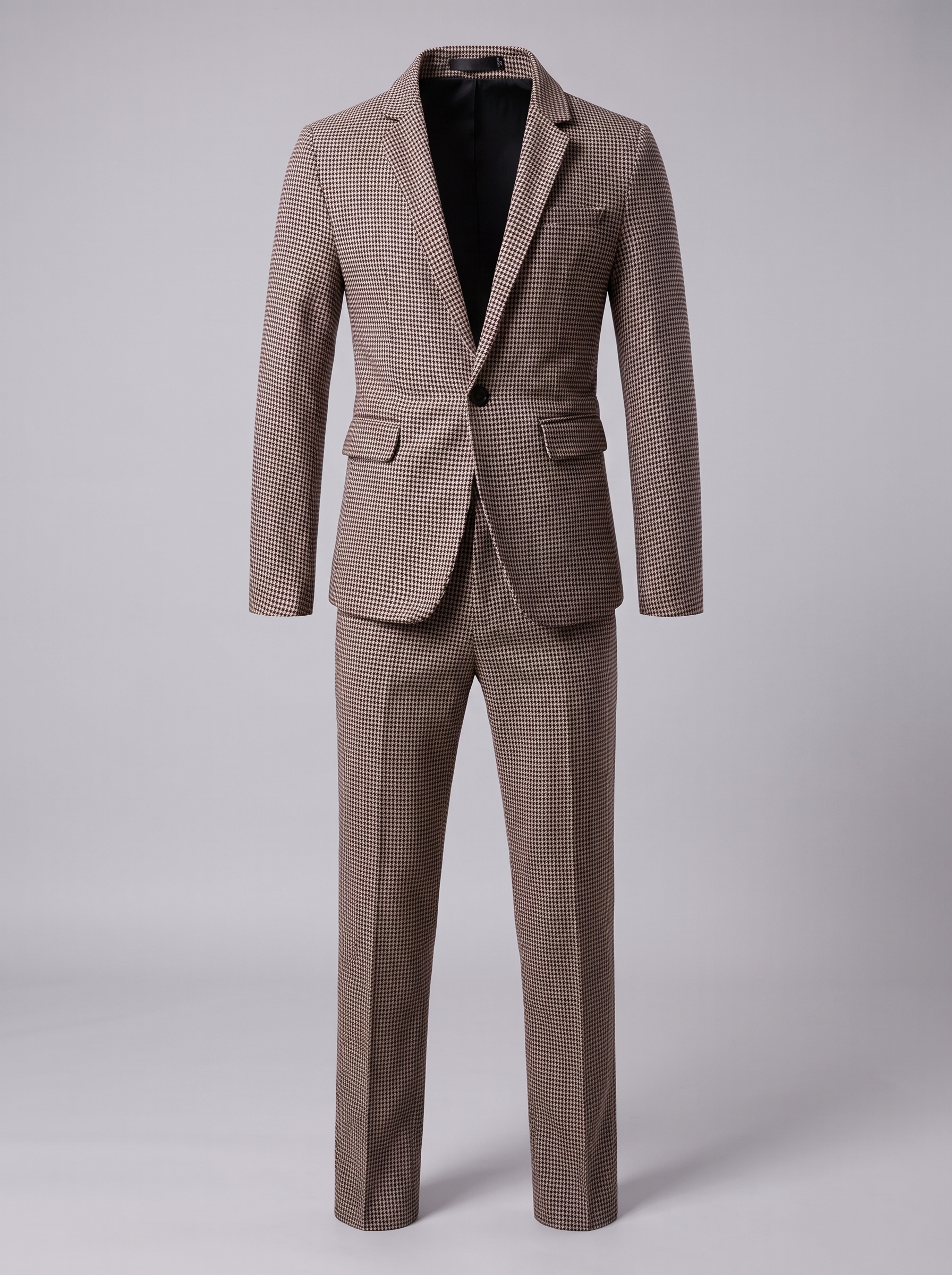 Heren Ruitpatroon Tailored Pak