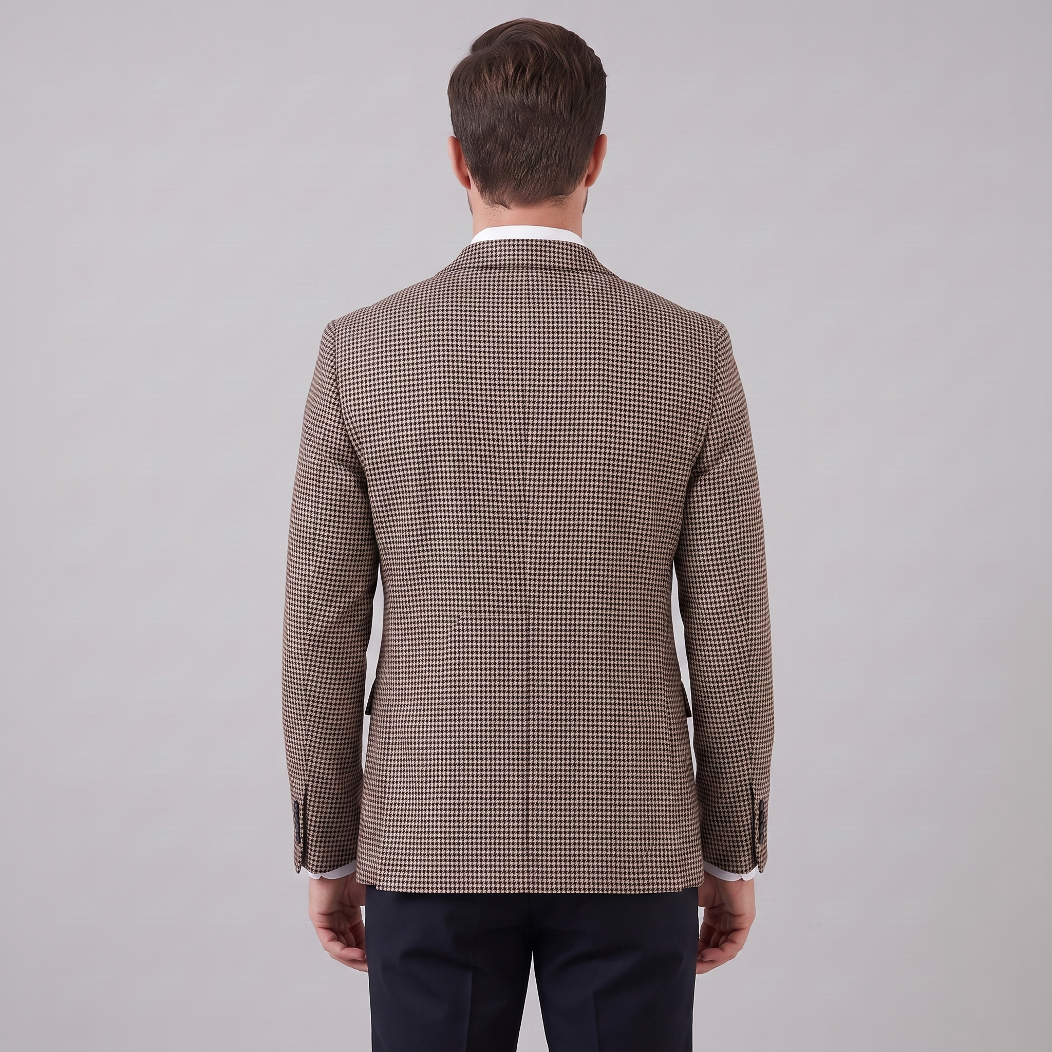 Heren Ruitpatroon Tailored Pak