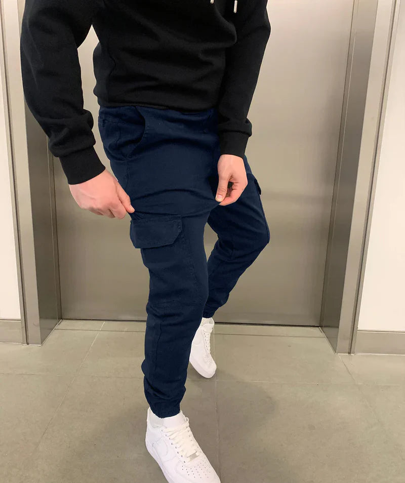 Men's Slim Fit Cargo Jogging Trousers
