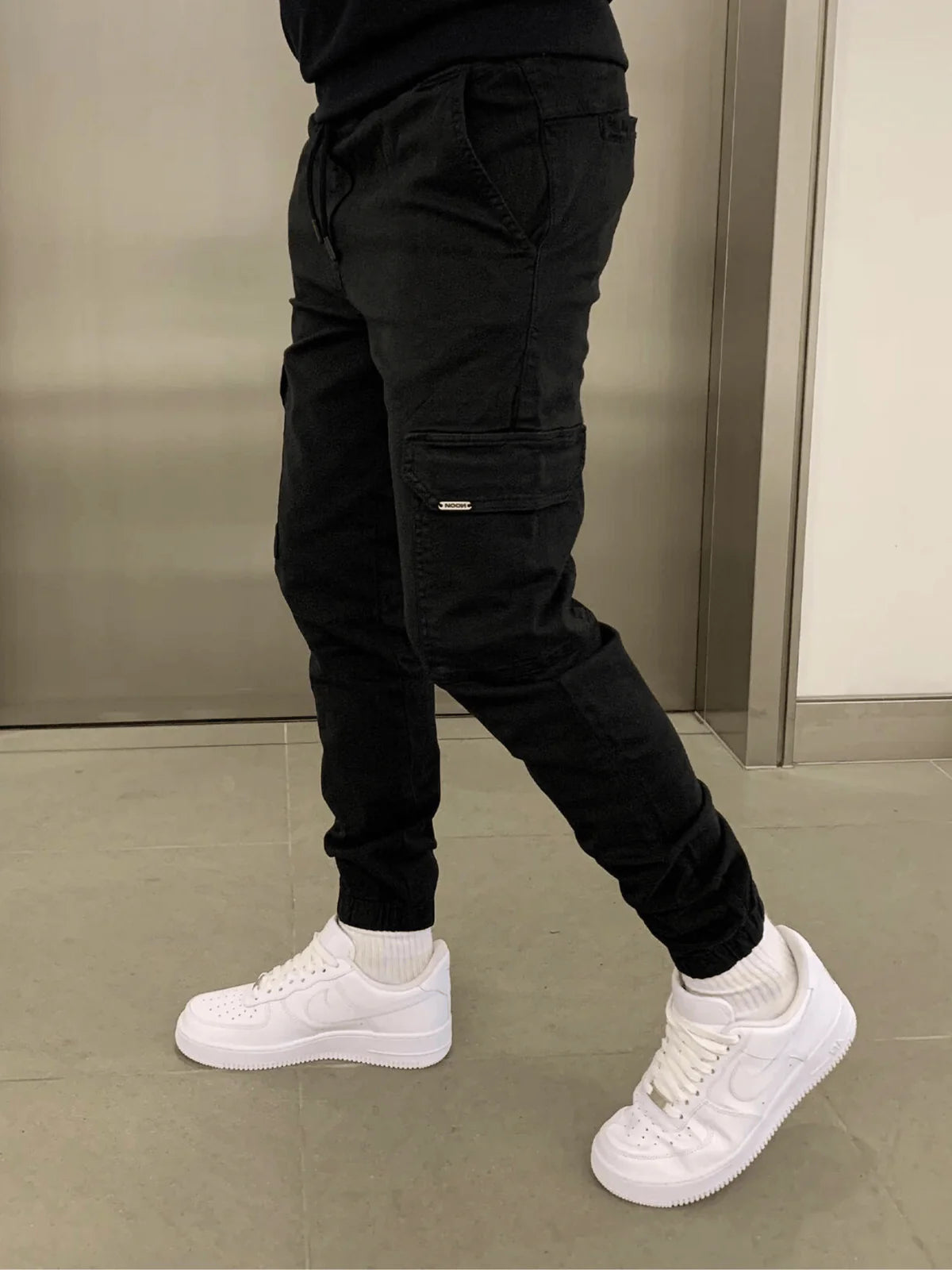 Men's Slim Fit Cargo Jogging Trousers