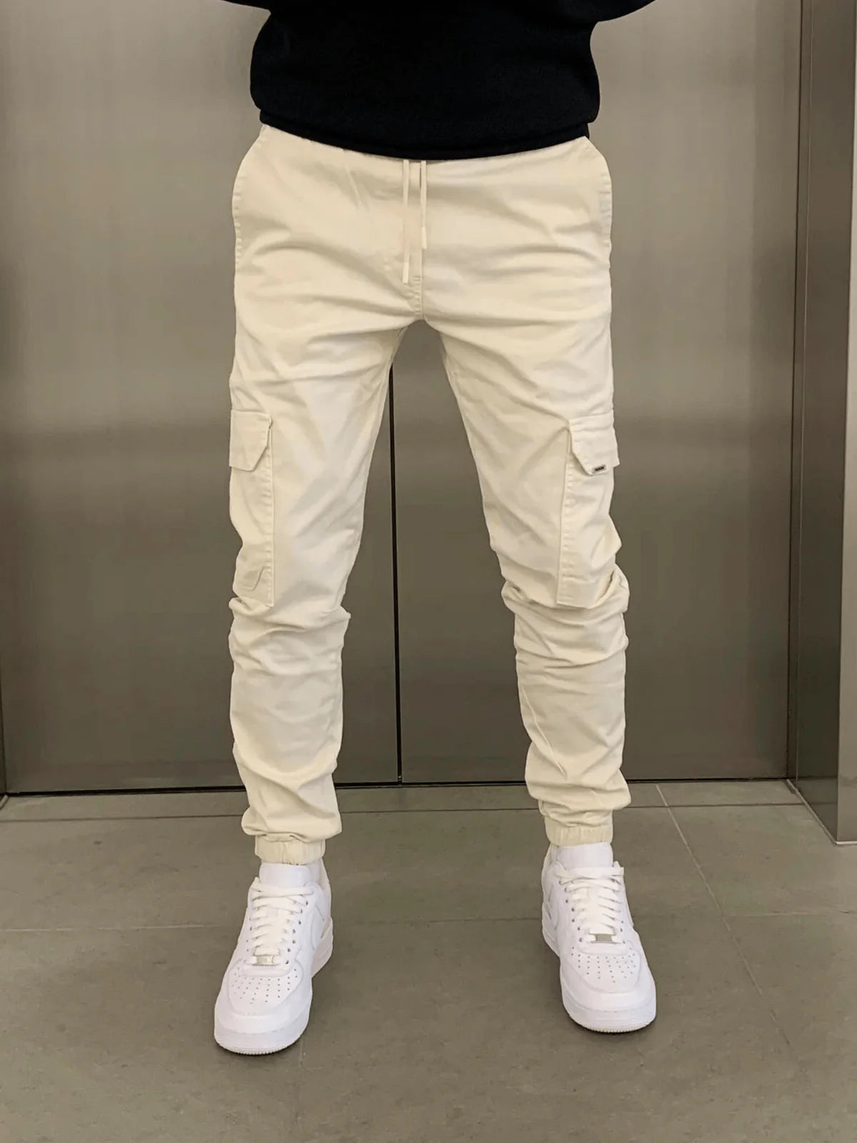 Men's Slim Fit Cargo Jogging Trousers