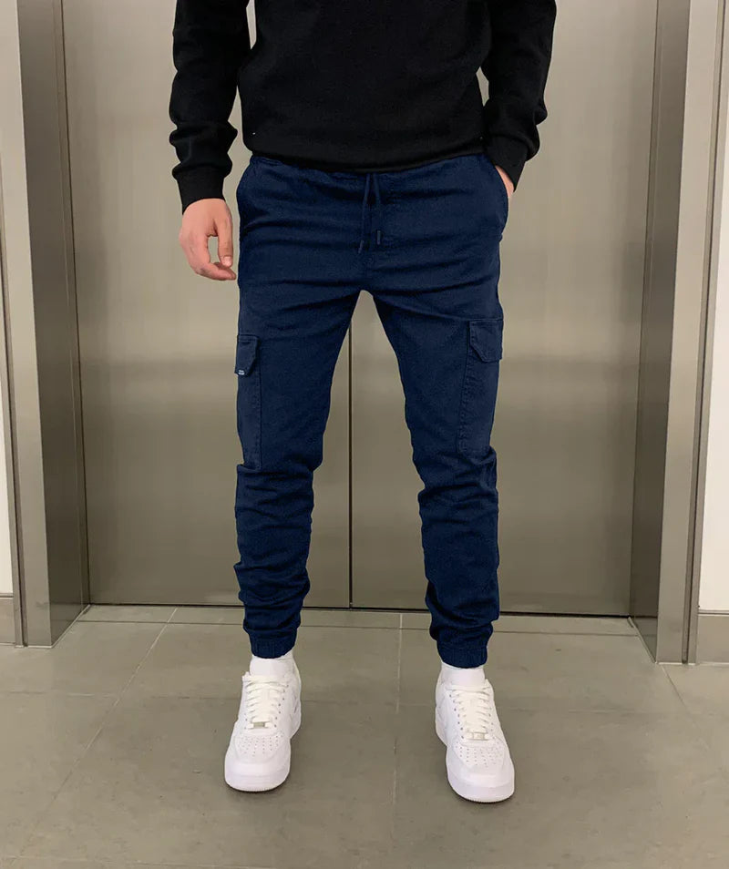Men's Slim Fit Cargo Jogging Trousers
