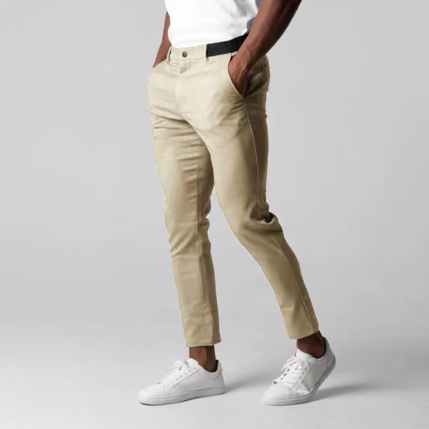 Heren Slim Fit Stretch Broek