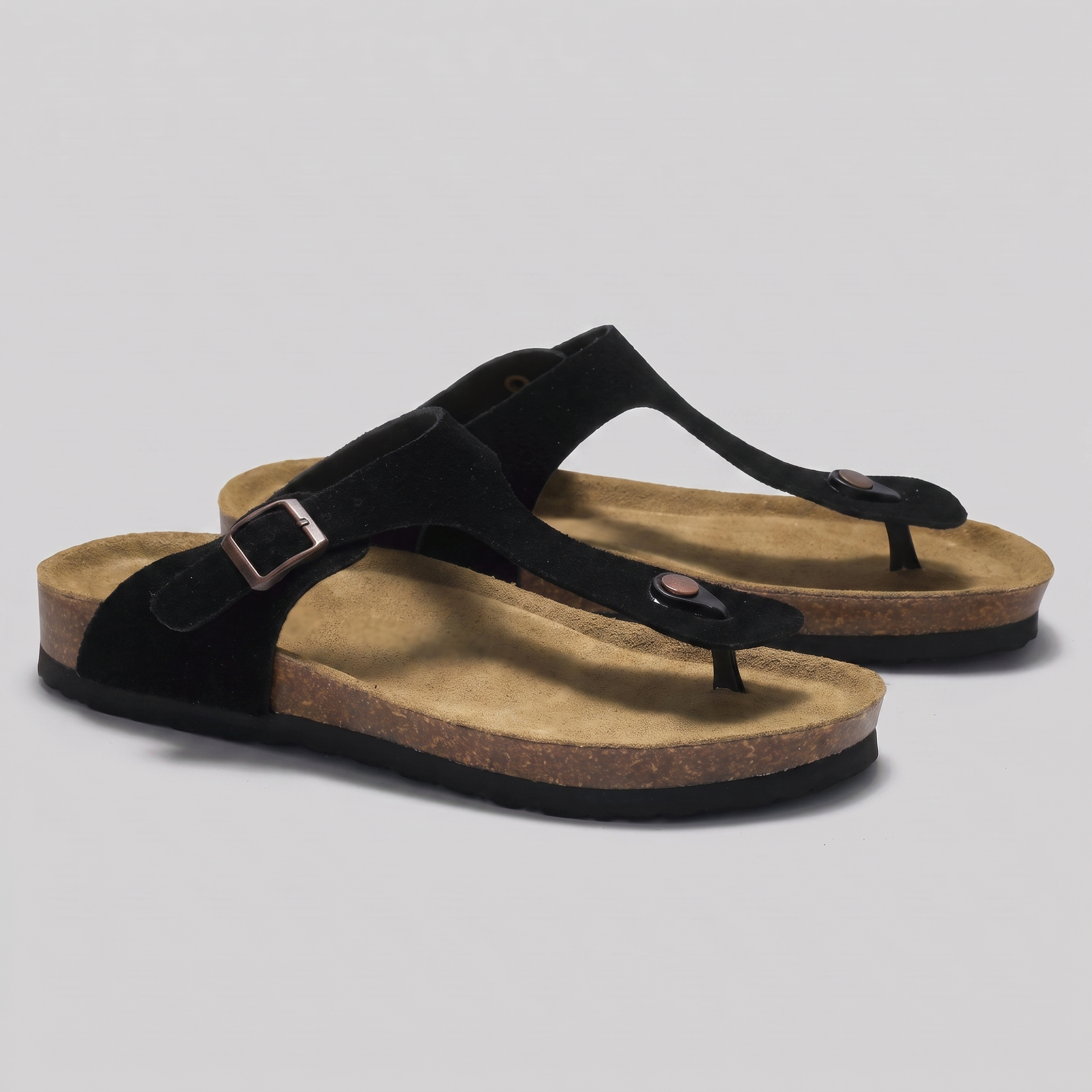 Heren Slippers Met Gesp