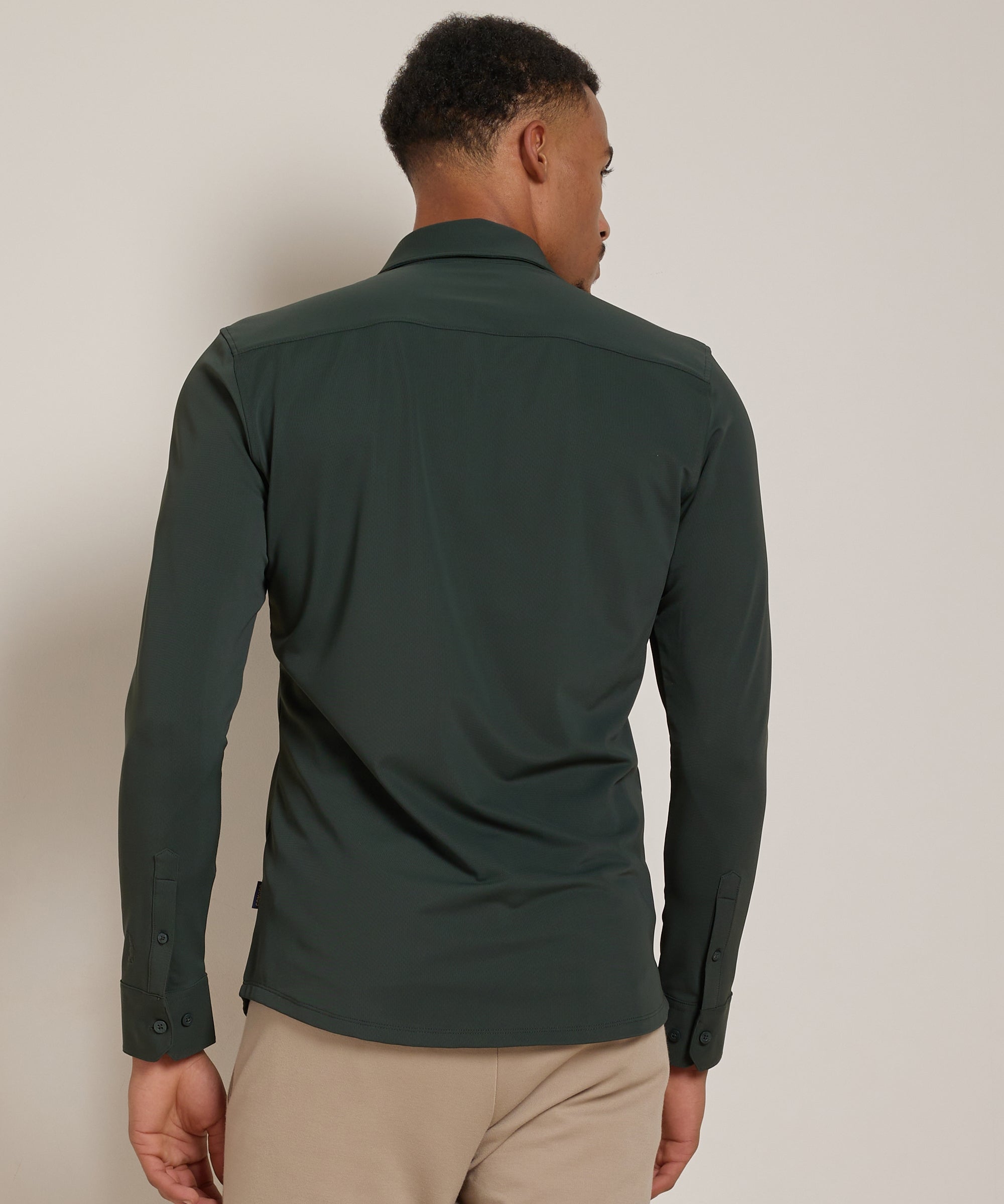 Heren Smart Casual Stretch Overhemd