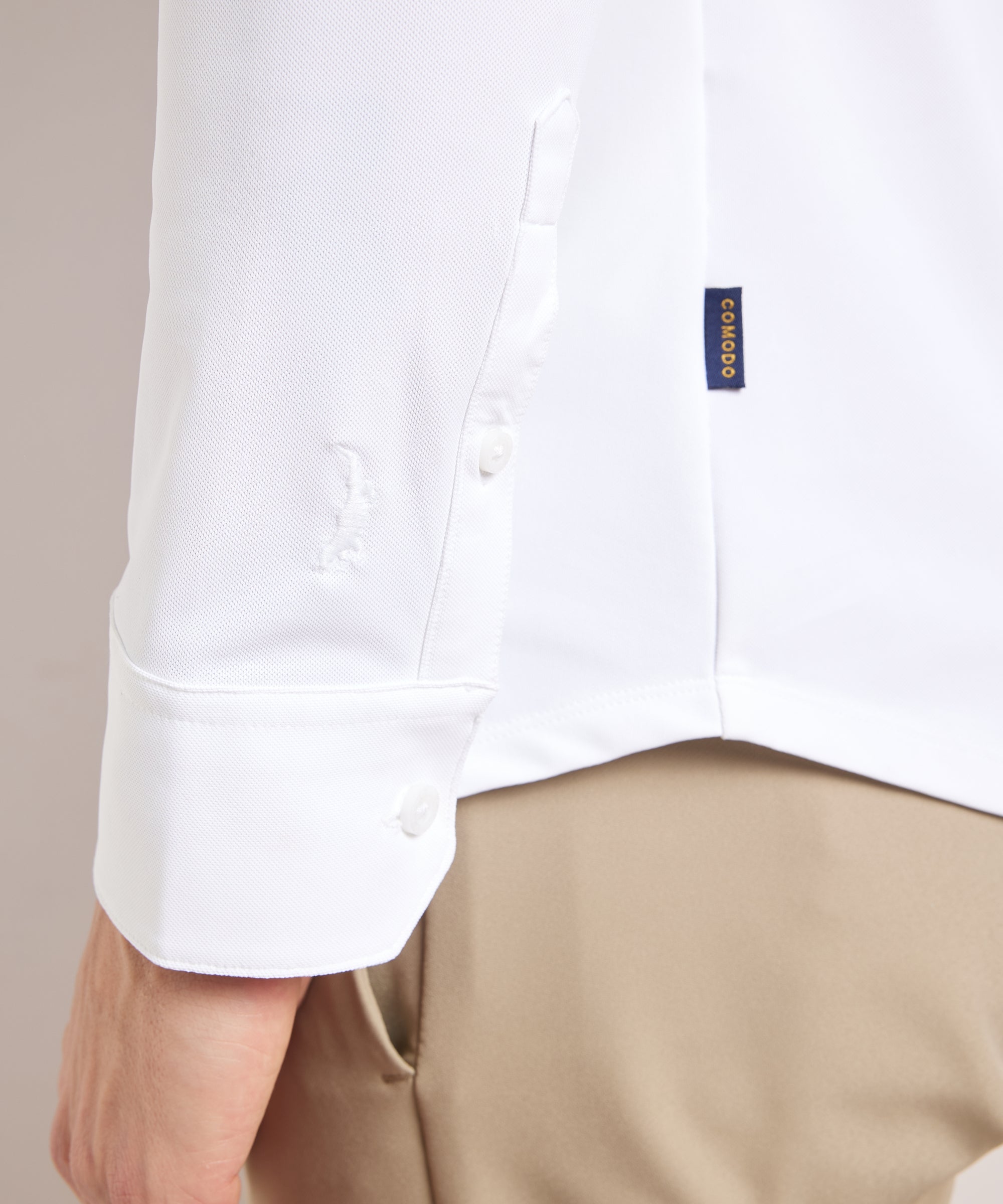 Heren Smart Casual Stretch Overhemd