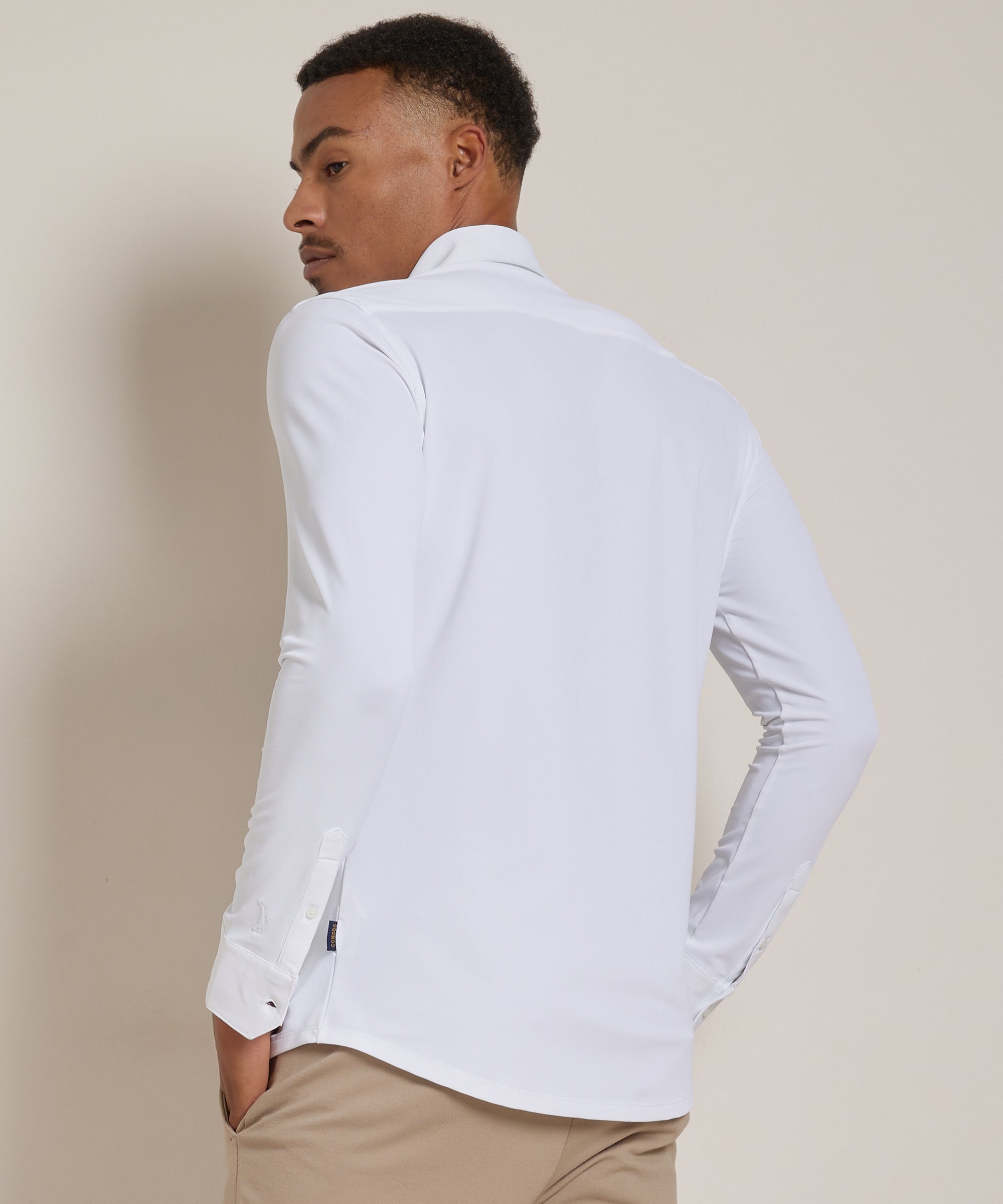 Heren Smart Casual Stretch Overhemd