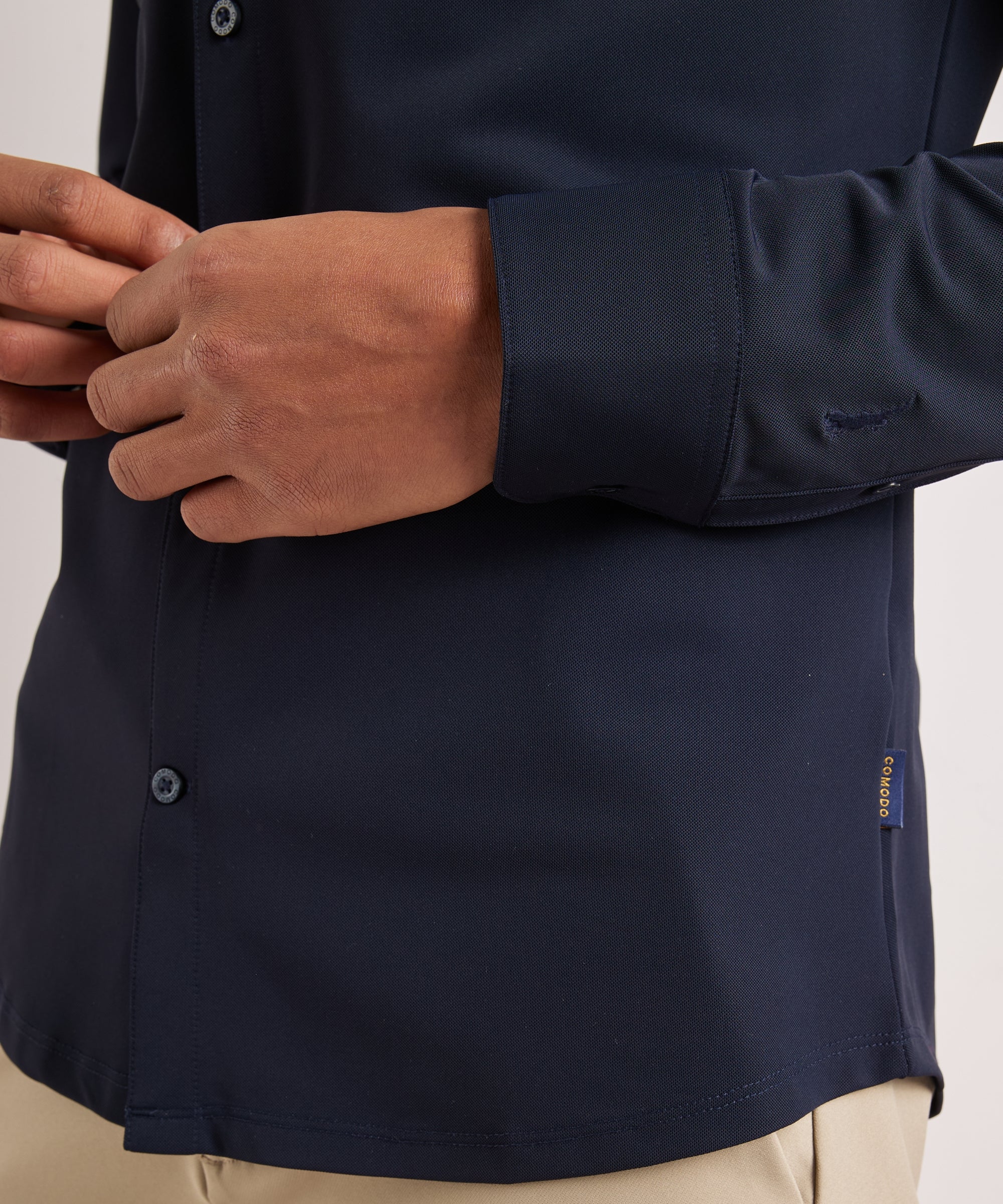 Heren Smart Casual Stretch Overhemd