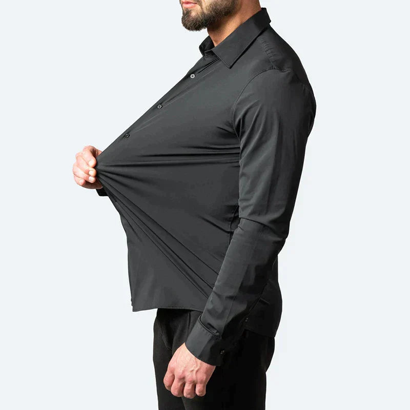 Heren Stretch Overhemd Bruiloft