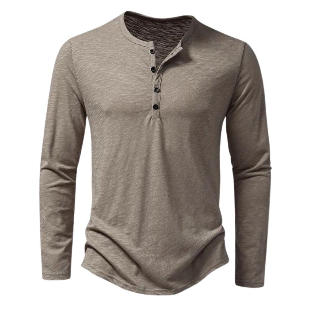 Men's Long Sleeve Casablanca T-Shirt in Soft Cotton