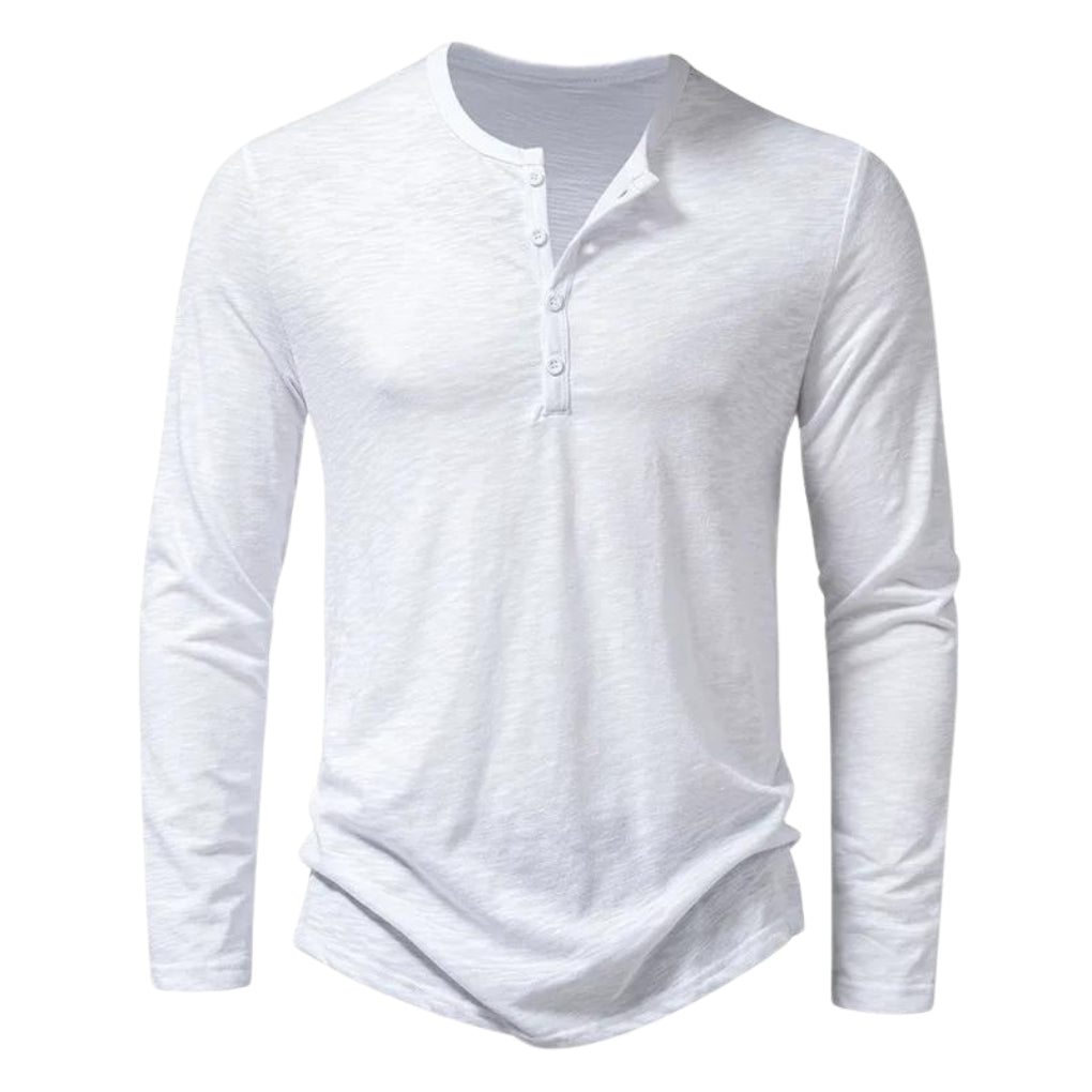 Men's Long Sleeve Casablanca T-Shirt in Soft Cotton