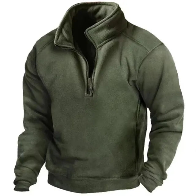 Men's Half-Zip Jumper with Pockets