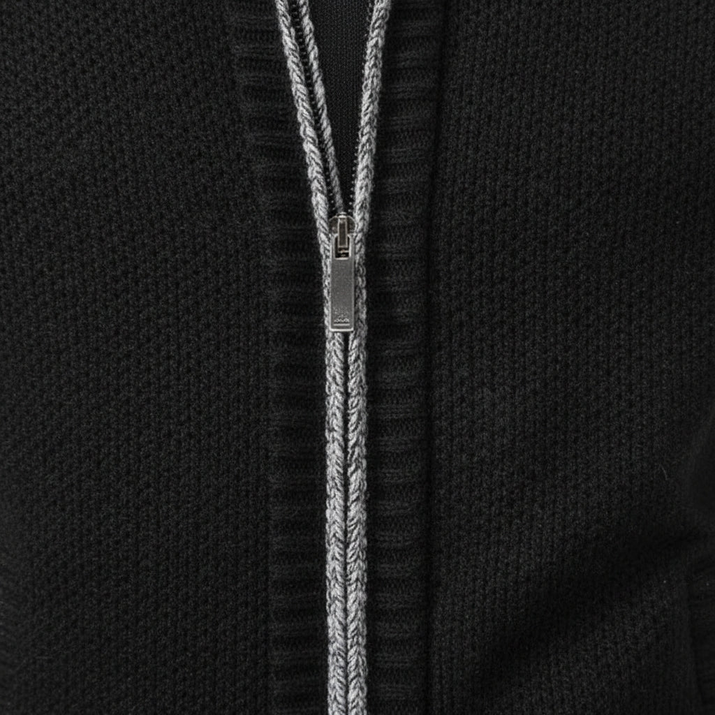 Men's High Collar Soft Wool Gilet for a Stylish Look