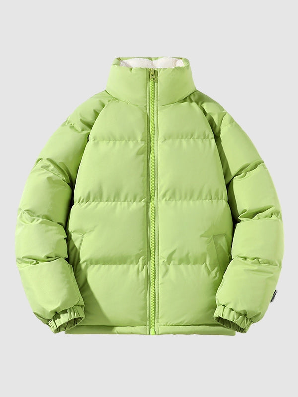 Men's Winter Jacket with Fleece Lining and Waterproof Material