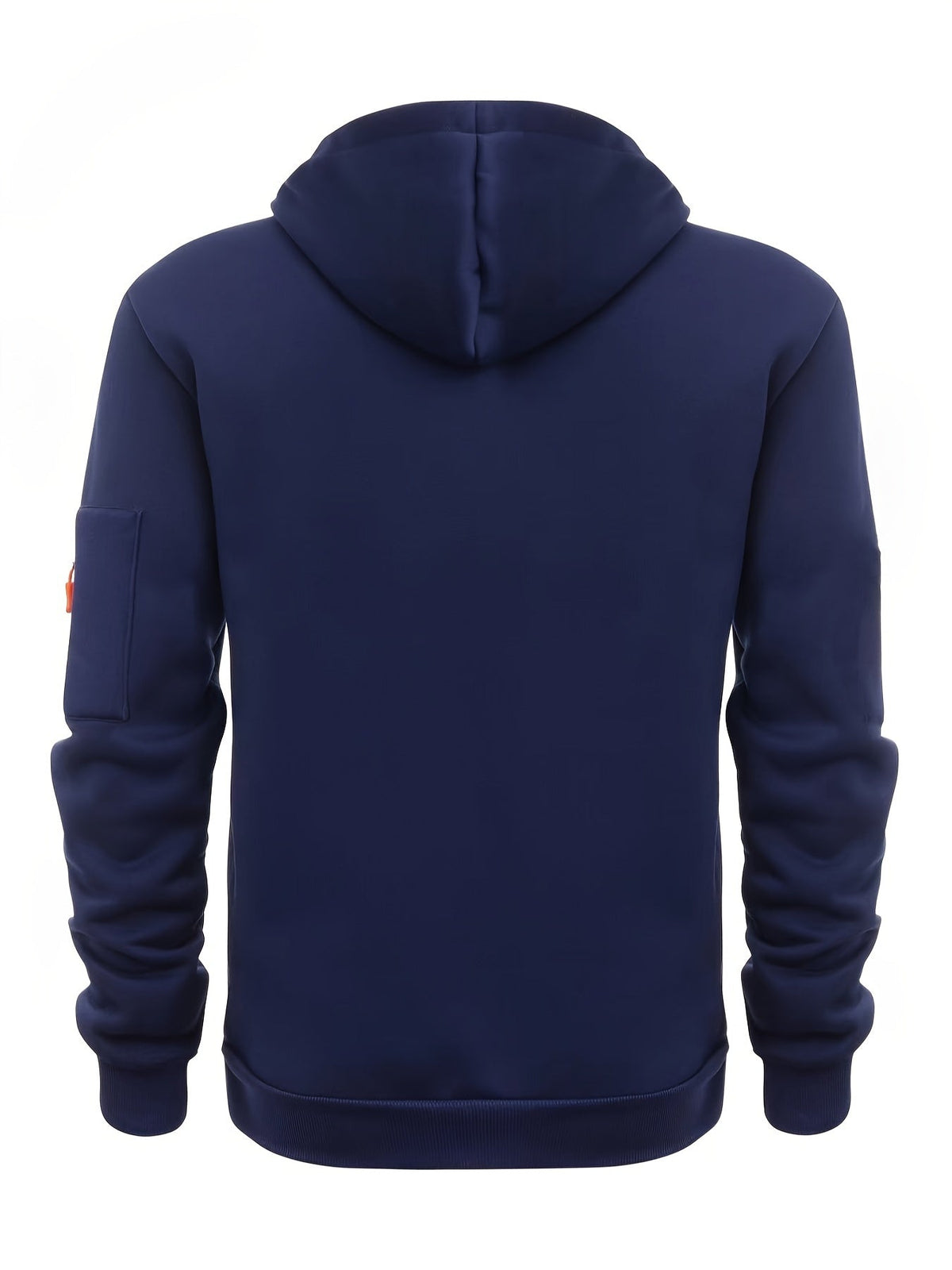 Men's Zip-Up Hoodie with Side Pocket