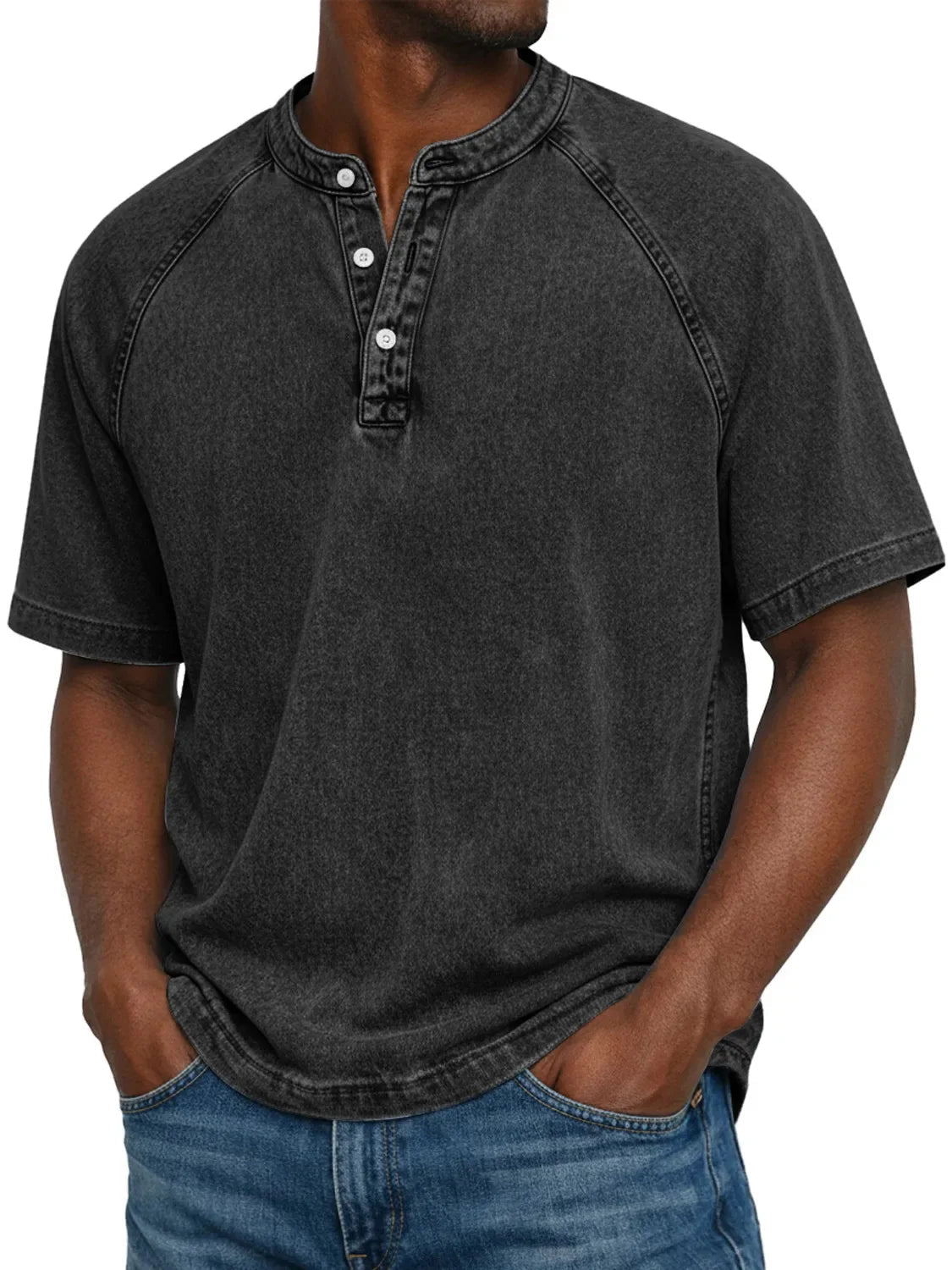 Men's Shirt with Buttons Short Sleeves Casual