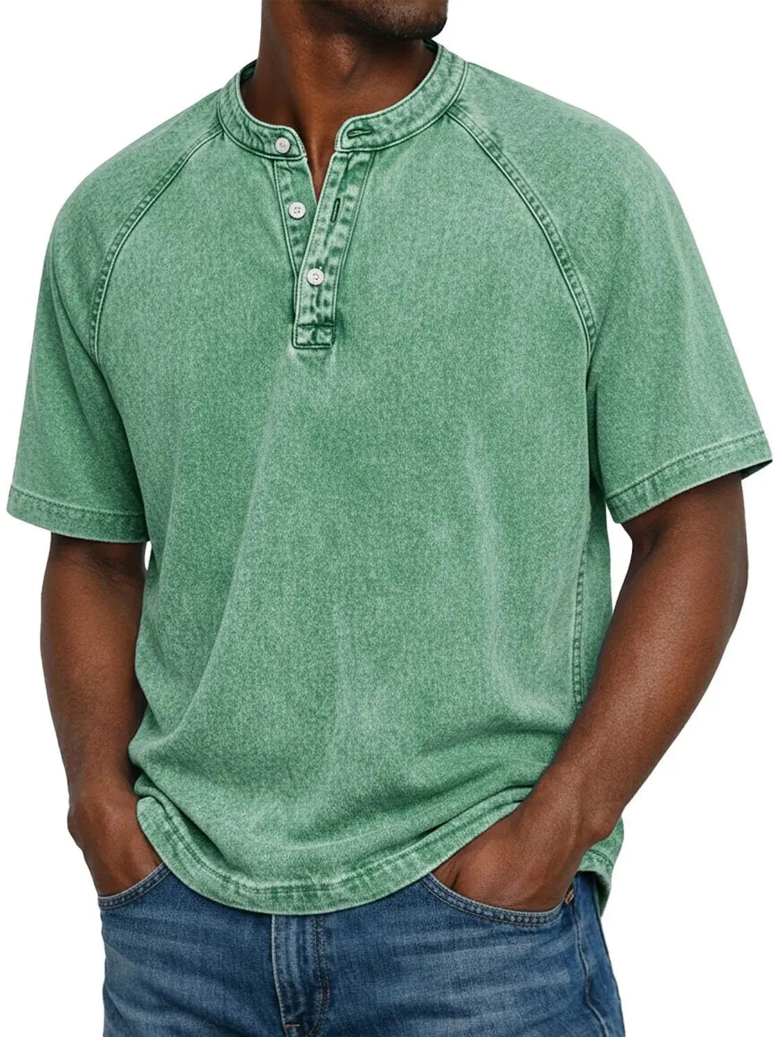 Men's Shirt with Buttons Short Sleeves Casual