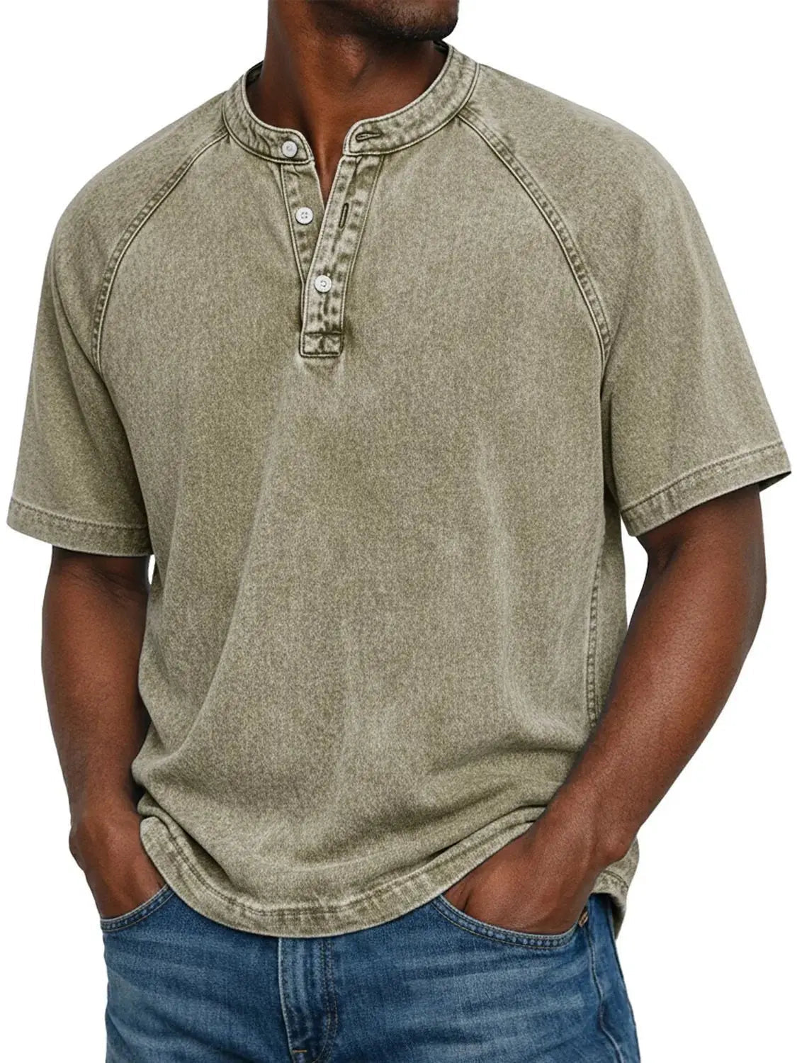 Men's Shirt with Buttons Short Sleeves Casual