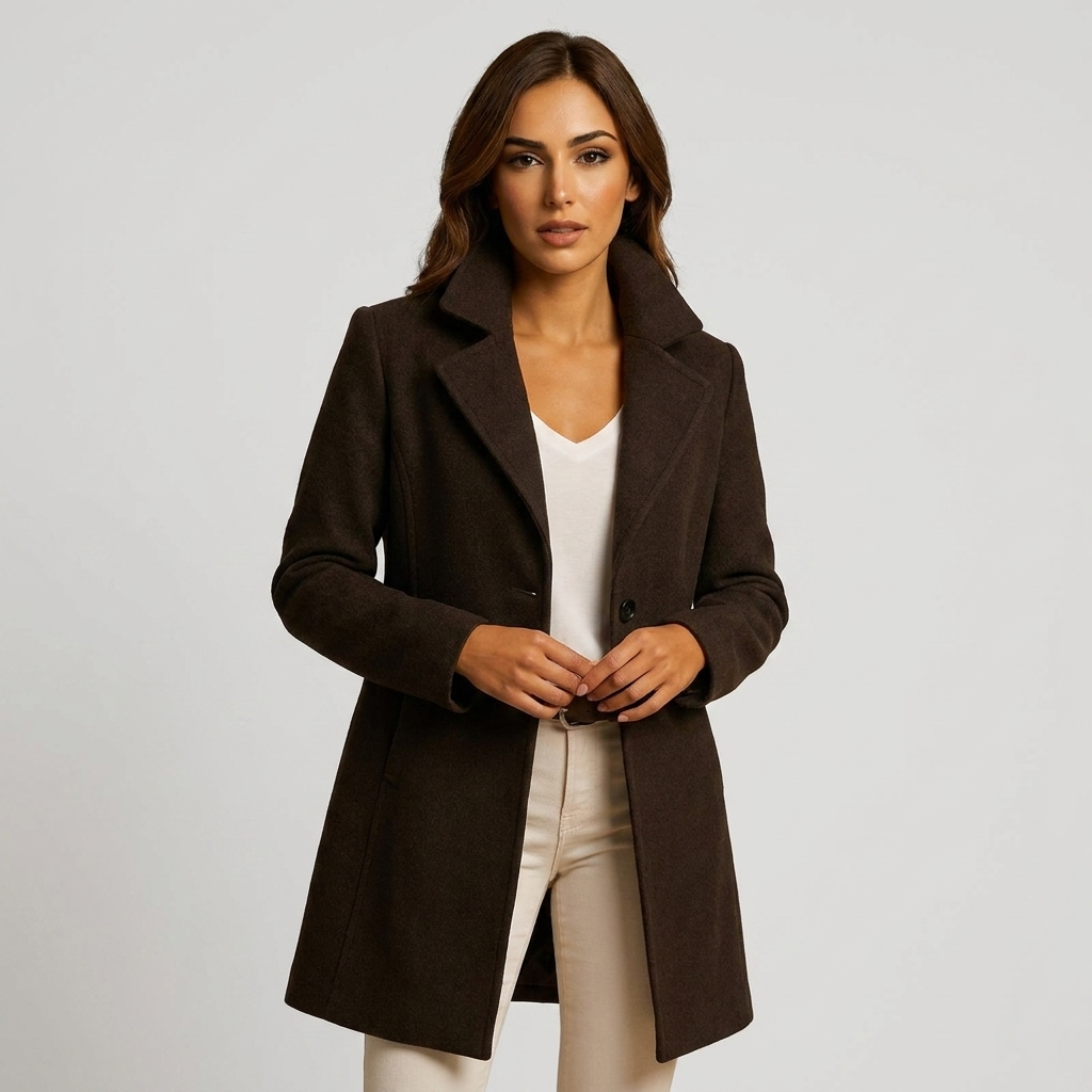 OldMoneyLook | Women’s Long Wool Coat (Heritage Overcoat)