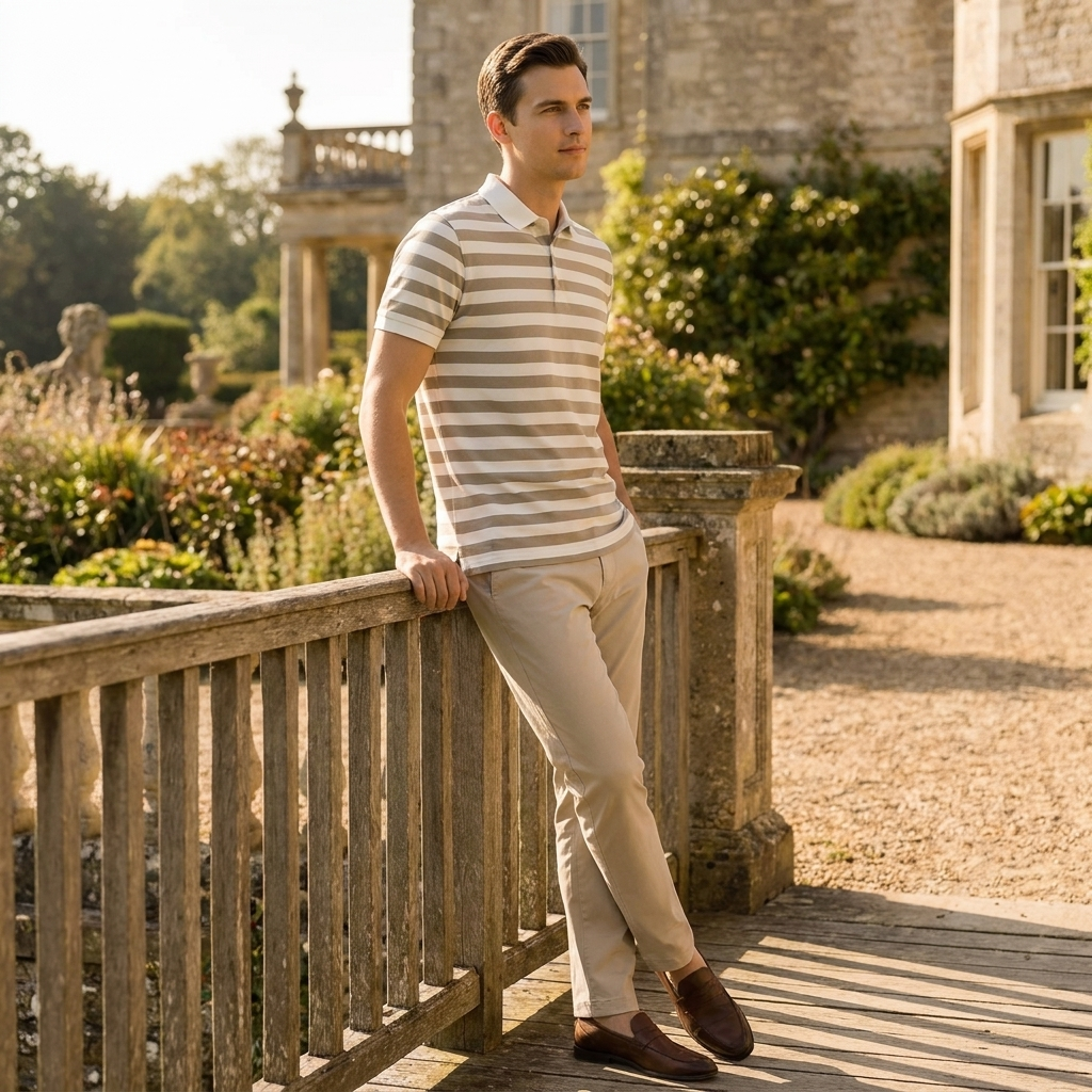 OLDMONEYLOOK | Men’s Classic Mariner Polo