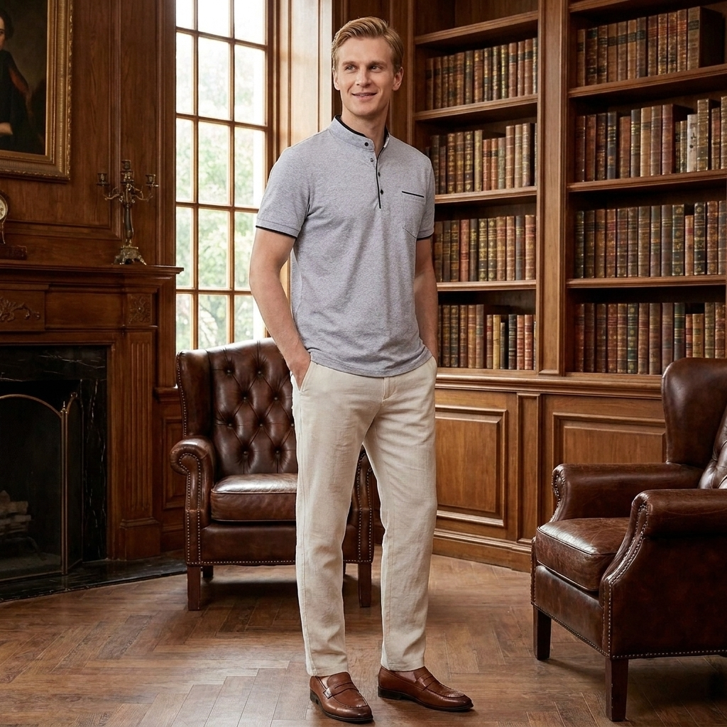 OLDMONEYLOOK | Men’s Classic Cotton Polo