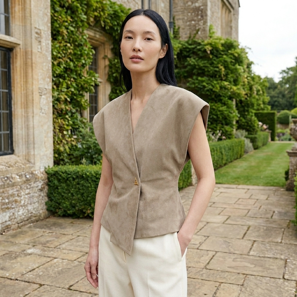 OLDMONEYLOOK | Women’s Classic V-Neck Blouse
