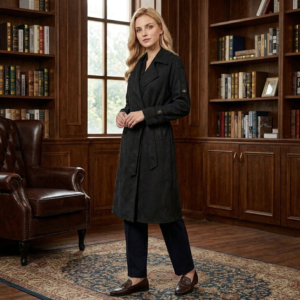 OLDMONEYLOOK | Women’s Classic Tailored Trench Coat