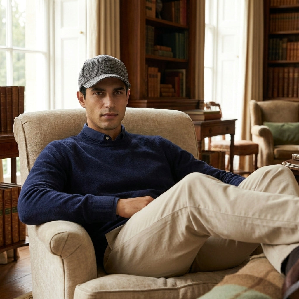 OLDMONEYLOOK | Men’s Classic Wool Tartan Cap