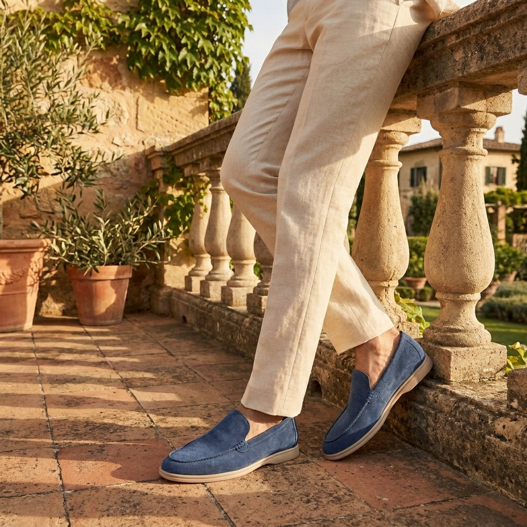 OLDMONEYLOOK | Men’s Classic Suede Moccasin Loafers