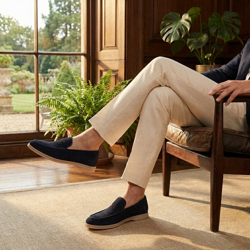 OLDMONEYLOOK | Men’s Classic Suede Moccasin Loafers