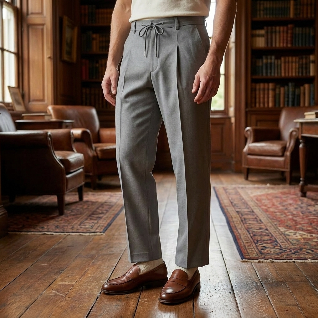 OLDMONEYLOOK | Men’s Heritage Linen Trousers